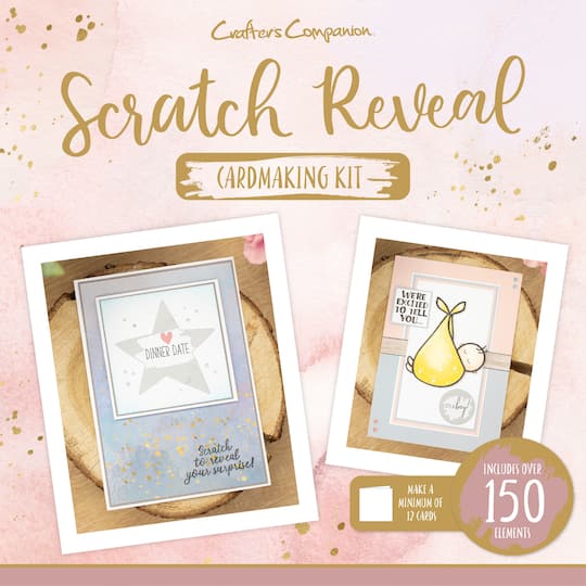 Crafter&#x27;s Companion&#xAE; Scratch Reveal Cardmaking Craft Box Kit